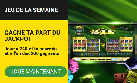 25 free spins à gagner sur 24K au casino BetFirst