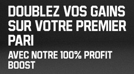 100 % de profit boost sur votre premier pari avec le bookmaker Unibet