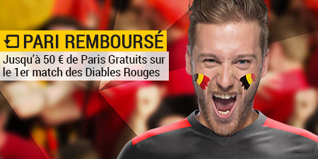 Belgique x Italie : Cashback si les Diables rouges perdent